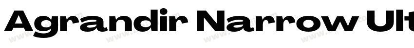Agrandir Narrow Ultr字体转换